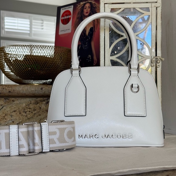 New Marc Jacobs Small Dome Leather satchel Crossbody